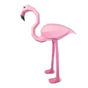 FKA025 3D Papercraft Model Kit - Flamingo (full size)